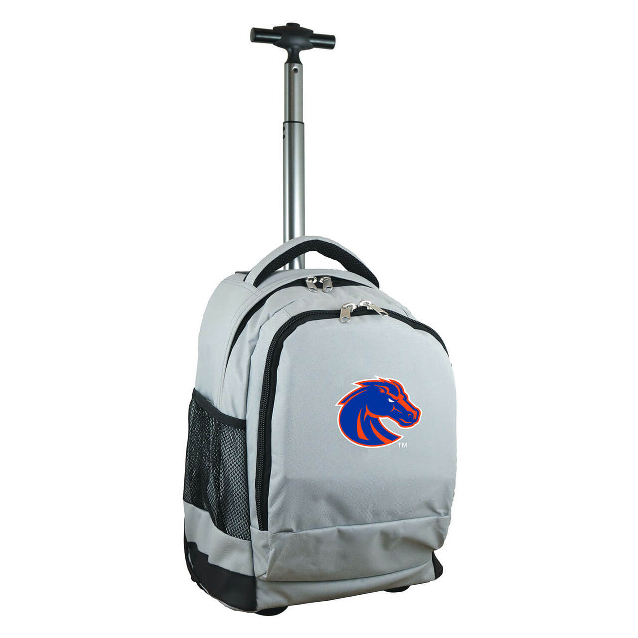NCAA Boise State Premium Wheeled backpack in Grey – mojosportsbags