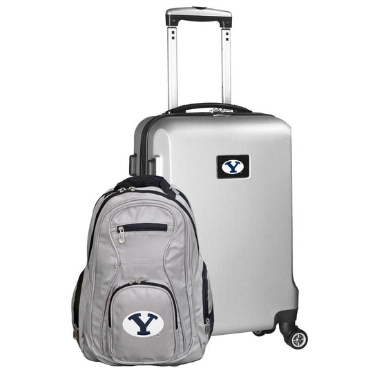 Brigham Young Cougars Deluxe 2-Piece Backpack and Carry on Set