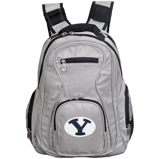 BYU Cougars Laptop Backpack in Gray