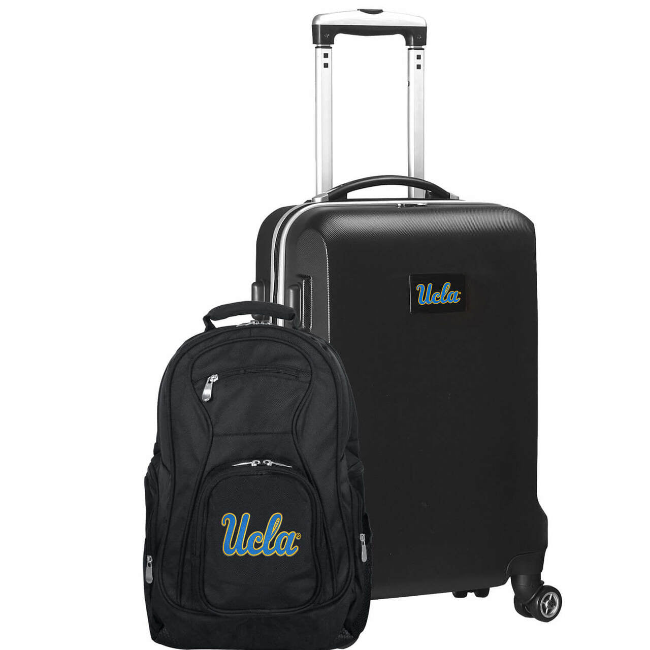 UCLA Bruins Deluxe 2-Piece Backpack and Carry-on Set in Black