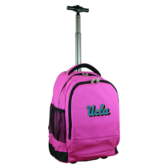 UCLA Premium Wheeled Backpack in Pink