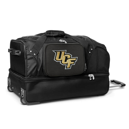 UCF Knights 27" Black Rolling Drop Bottom Duffel