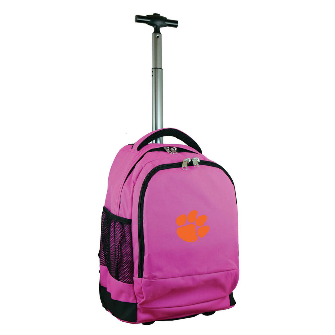 Cincinnati Reds MOJO 19'' Premium Wheeled Backpack - Pink