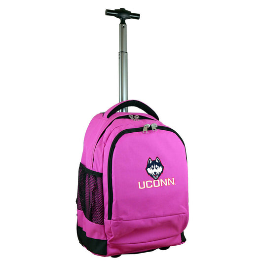 Connecticut Premium Wheeled Backpack in Pink