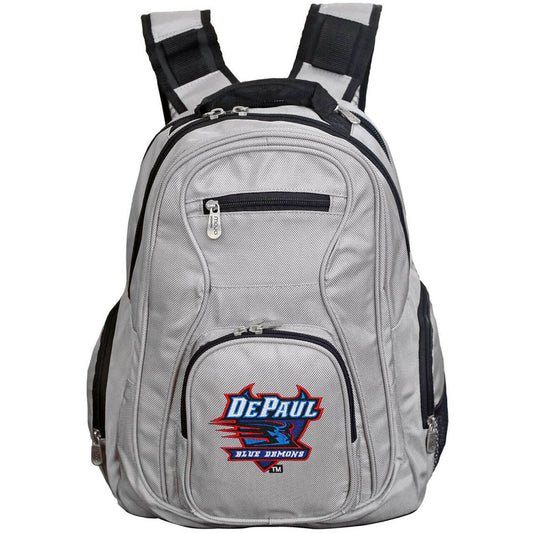 Depaul Blue Demons Laptop Backpack in Gray
