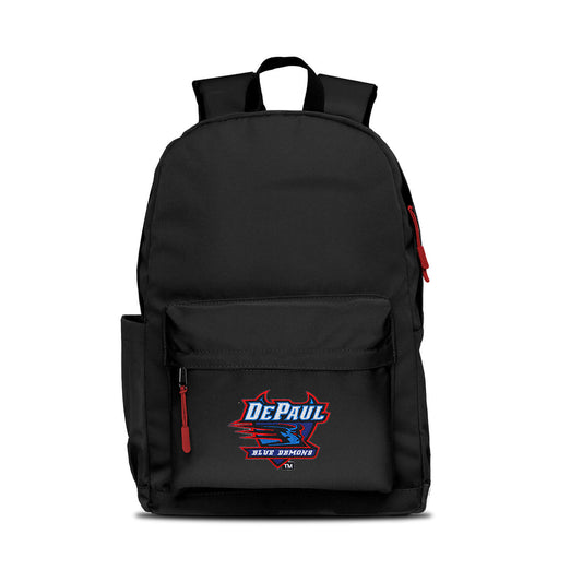 Depaul Blue Demons Campus Laptop Backpack- Black