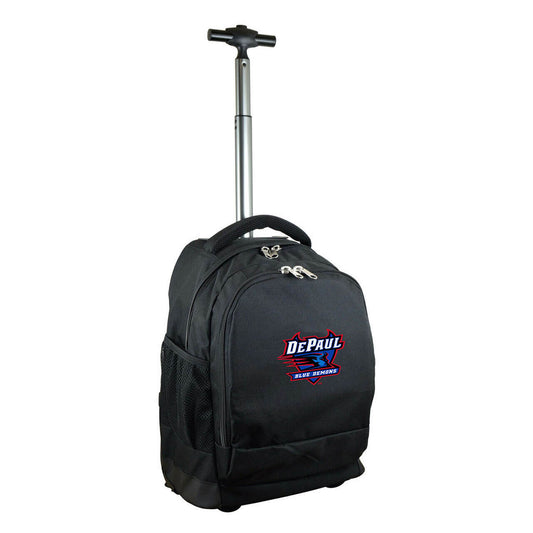 DePaul Premium Wheeled Backpack in Black