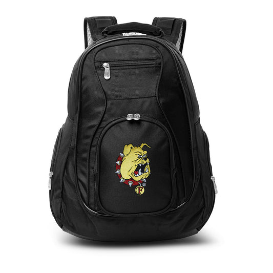 Ferris State Bulldogs Laptop Backpack Black