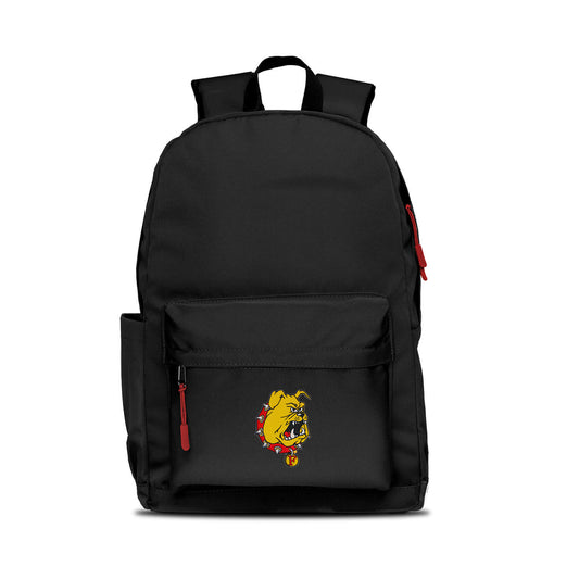 Ferris State Bulldogs Campus Laptop Backpack- Black