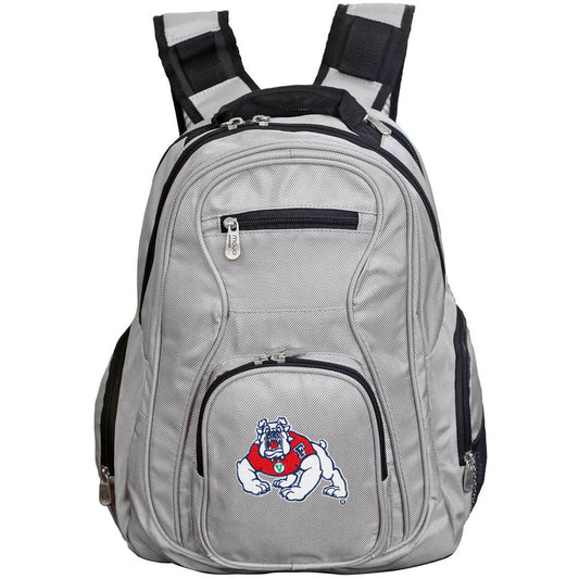 Fresno State Bulldogs Laptop Backpack in Gray