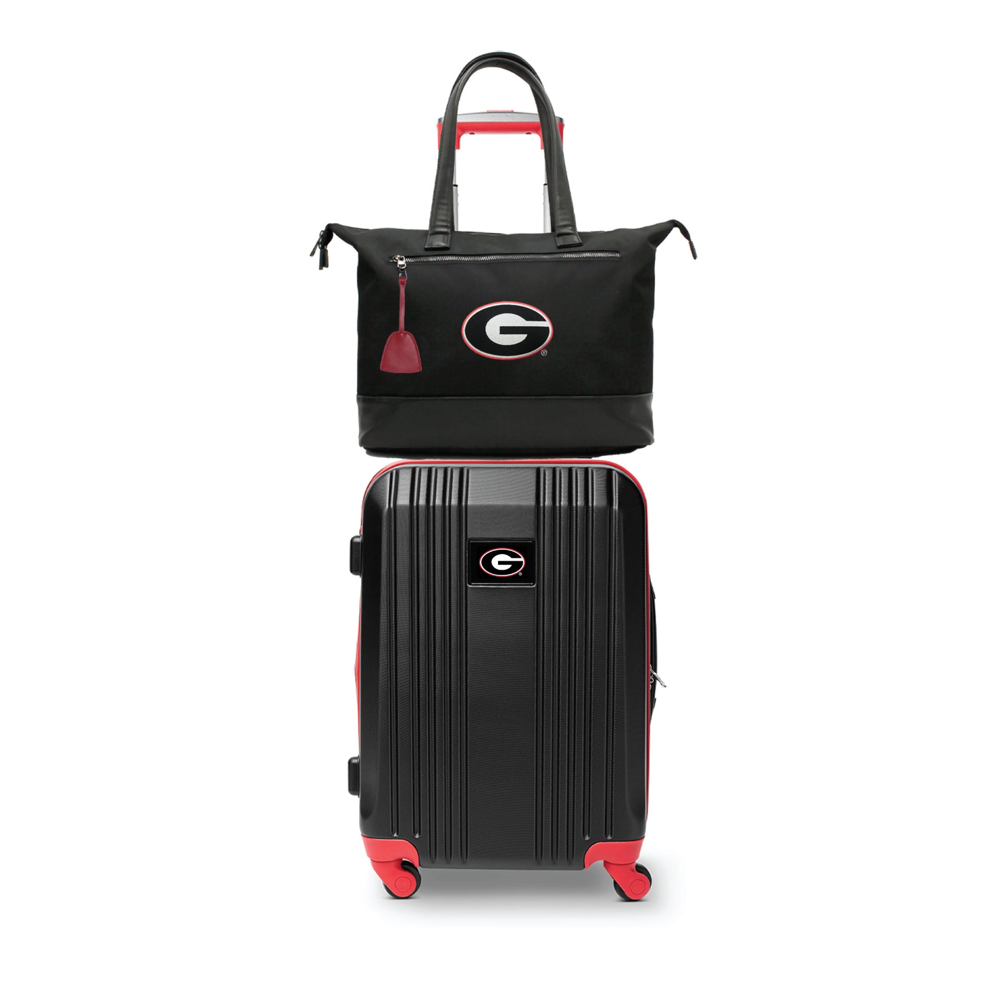Georgia Bulldogs Premium Laptop Tote Bag and Luggage Set
