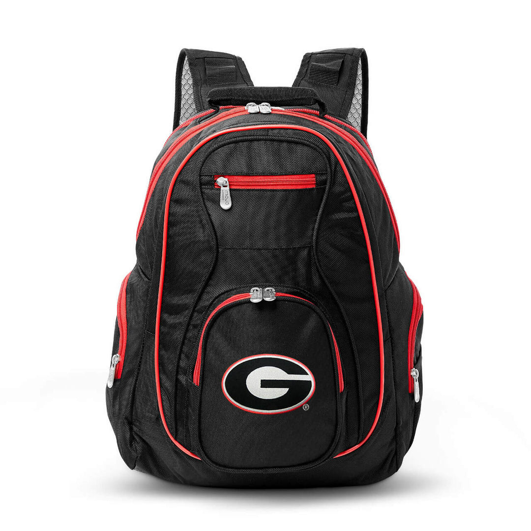 Georgia Bulldogs Trim Color Laptop Backpack