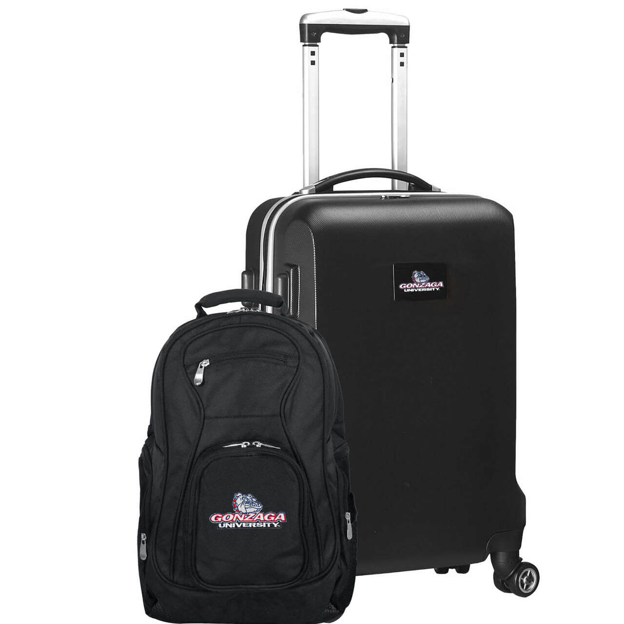 Gonzaga University Bulldogs Deluxe 2-Piece Backpack and Carry-on Set in Black