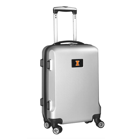 Illinois Fighting Illini 20" Silver Domestic Carry-on Spinner
