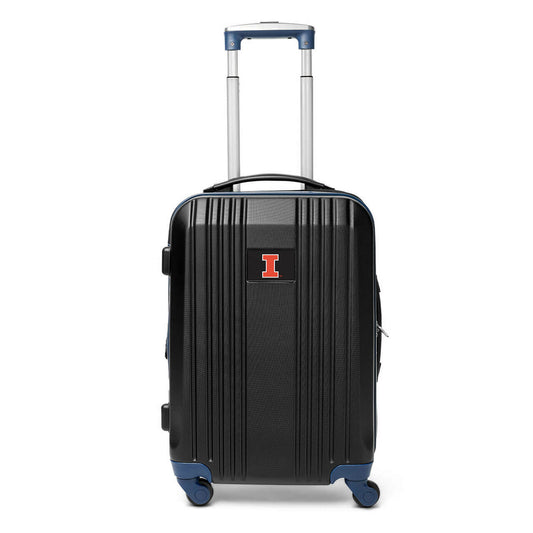Illinois Carry On Spinner Luggage | Illinois Hardcase Two-Tone Luggage Carry-on Spinner in Navy