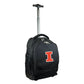 Illinois Premium Wheeled Backpack in Black