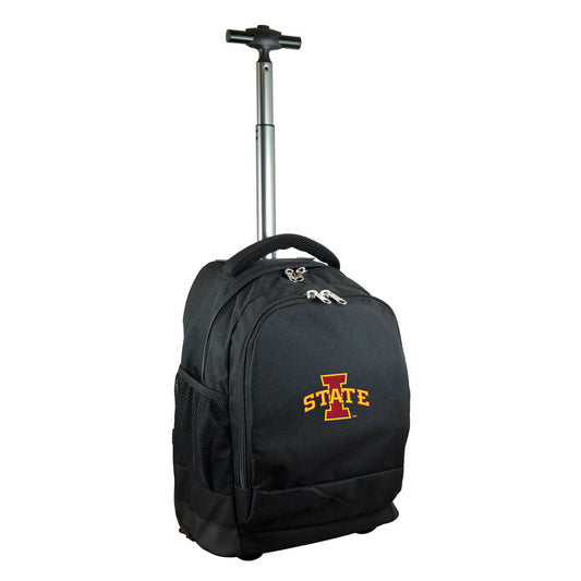 Iowa State Premium Wheeled Backpack in Black