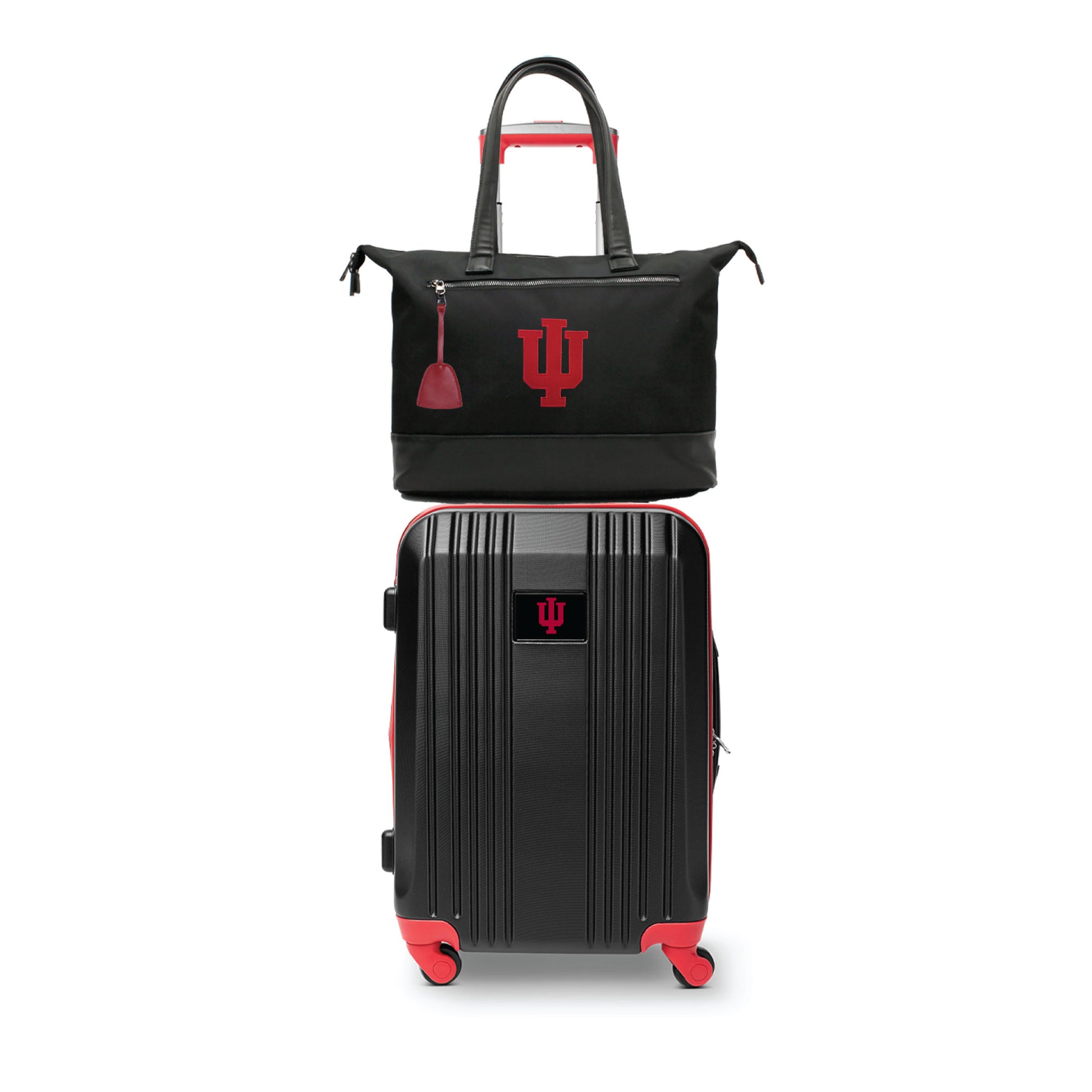 Indiana Hoosiers Premium Laptop Tote Bag and Luggage Set