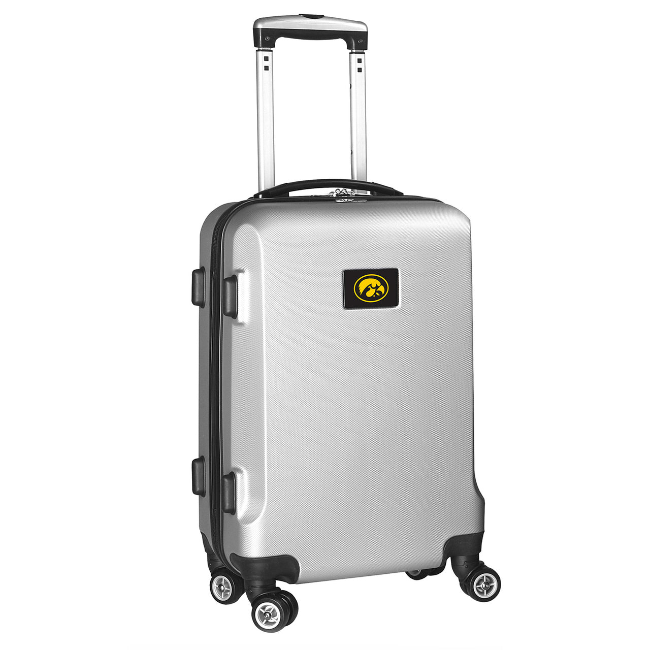 Iowa Hawkeyes 20" Silver Domestic Carry-on Spinner