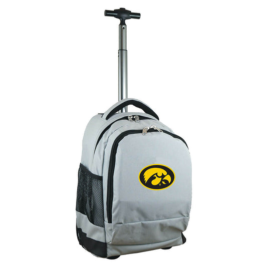 Iowa Premium Wheeled Backpack in Grey