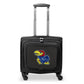 Kansas Jayhawks 14" Black Wheeled Laptop Overnighter
