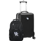 Kentucky Wildcats Deluxe 2-Piece Backpack and Carry-on Set in Black
