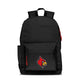 Louisville Cardinals Campus Laptop Backpack- Black