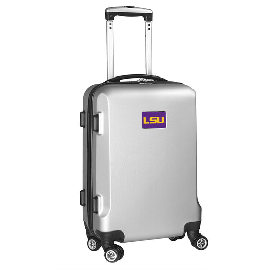 LSU Tigers 20" Silver Domestic Carry-on Spinner