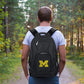 Michigan Wolverines Laptop Backpack Black