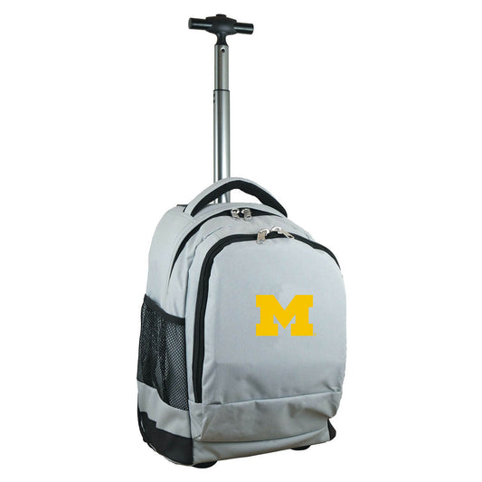 Michigan Premium Wheeled Backpack in Grey