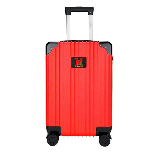Maryland Terrapins Premium 2-Toned 21" Carry-On Hardcase in RED