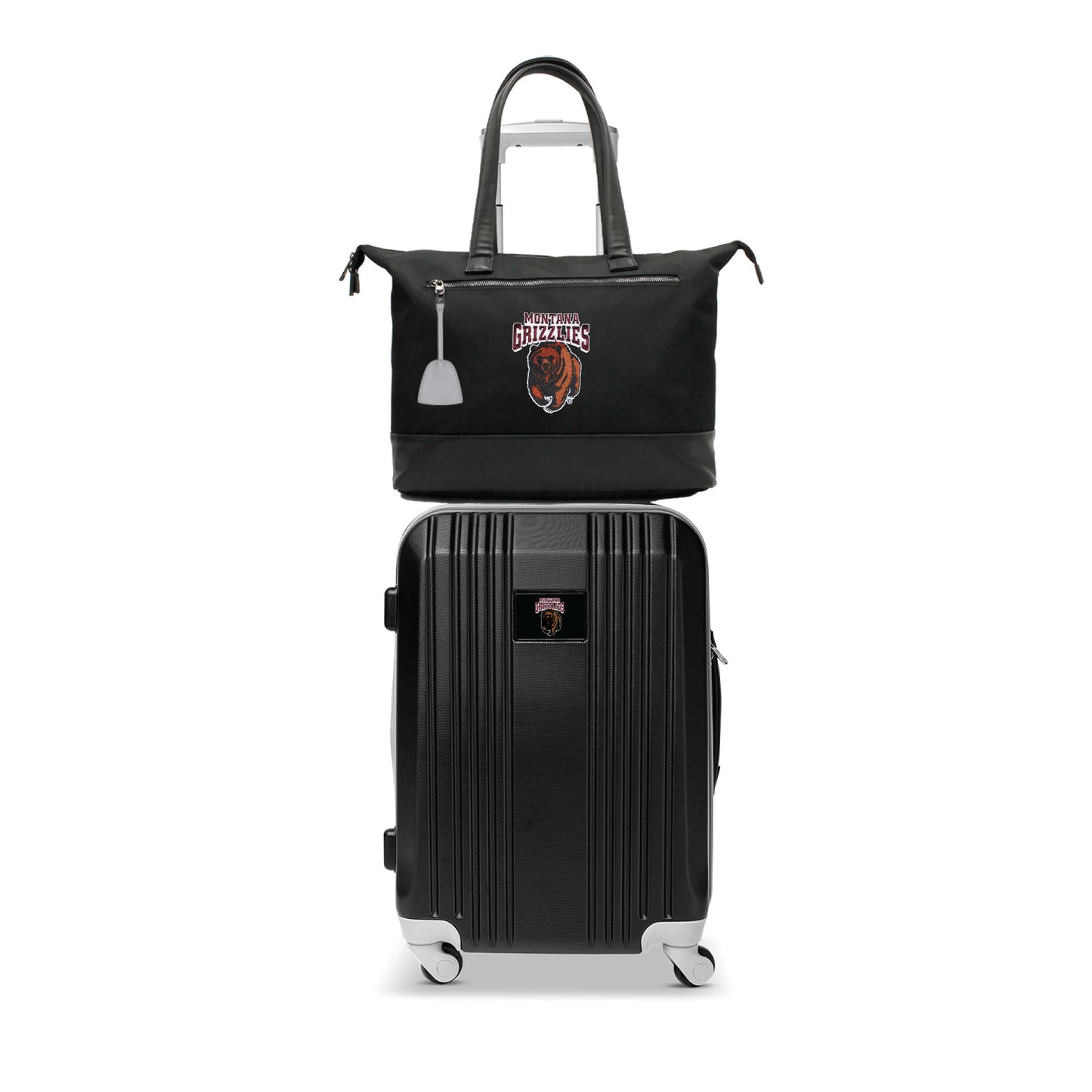 Montana Grizzlies Premium Laptop Tote Bag and Luggage Set