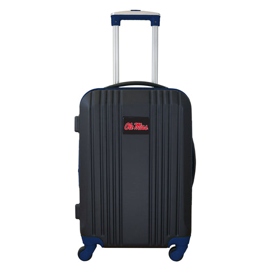 Mississippi Carry On Spinner Luggage | Mississippi Hardcase Two-Tone Luggage Carry-on Spinner in Navy