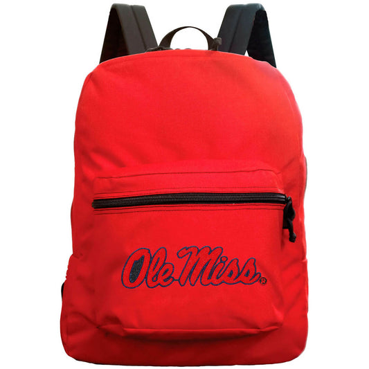 Mississippi Ole Miss Made in the USA premium Backpack in Red