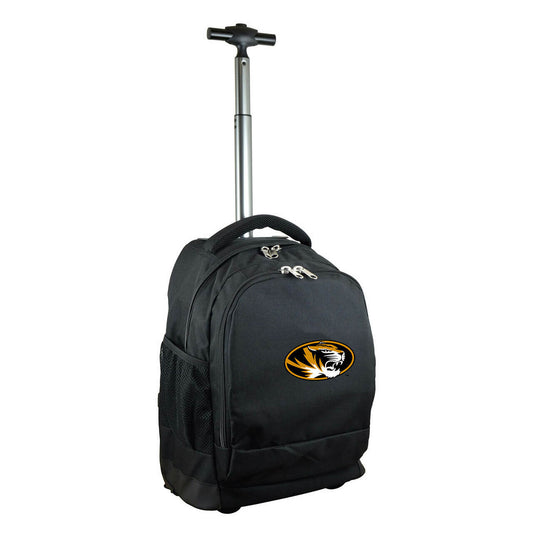 Missouri Premium Wheeled Backpack in Black