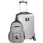 Michigan State Spartans Deluxe 2-Piece Backpack and Carry on Set