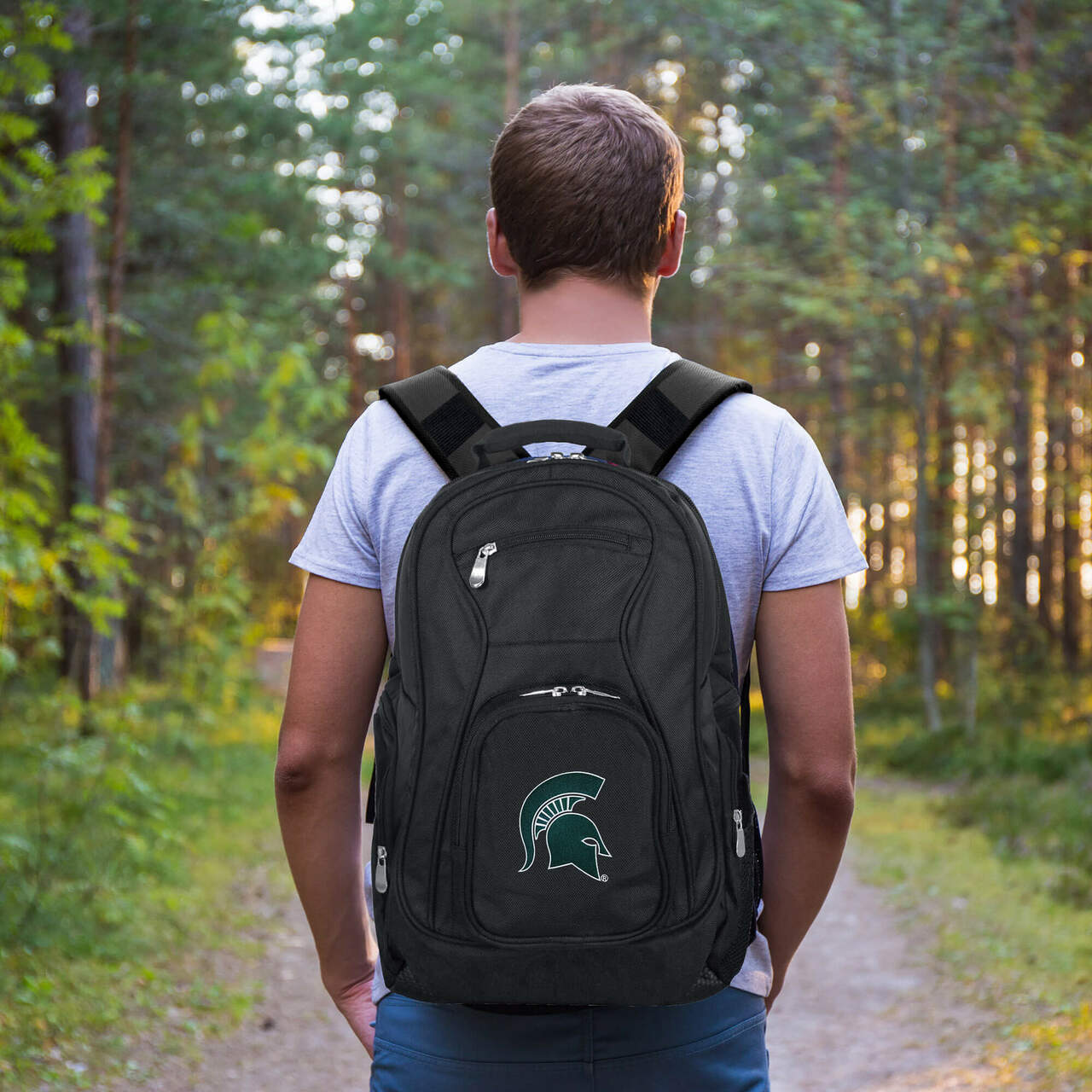 Michigan State Spartans Laptop Backpack Black