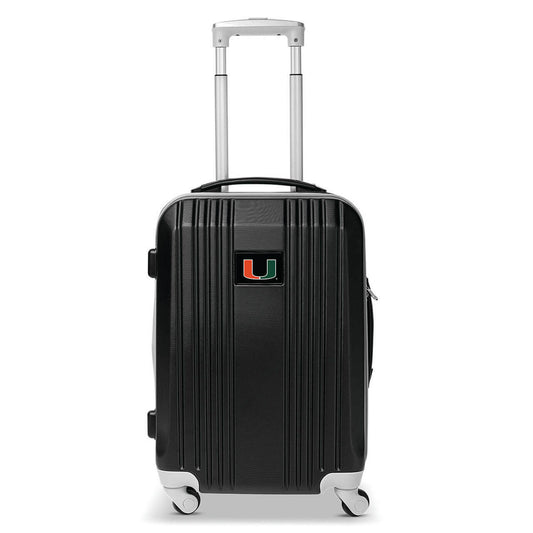 Miami Carry On Spinner Luggage | Miami Hardcase Two-Tone Luggage Carry-on Spinner in Black