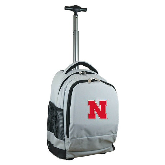 Nebraska Premium Wheeled Backpack in Grey