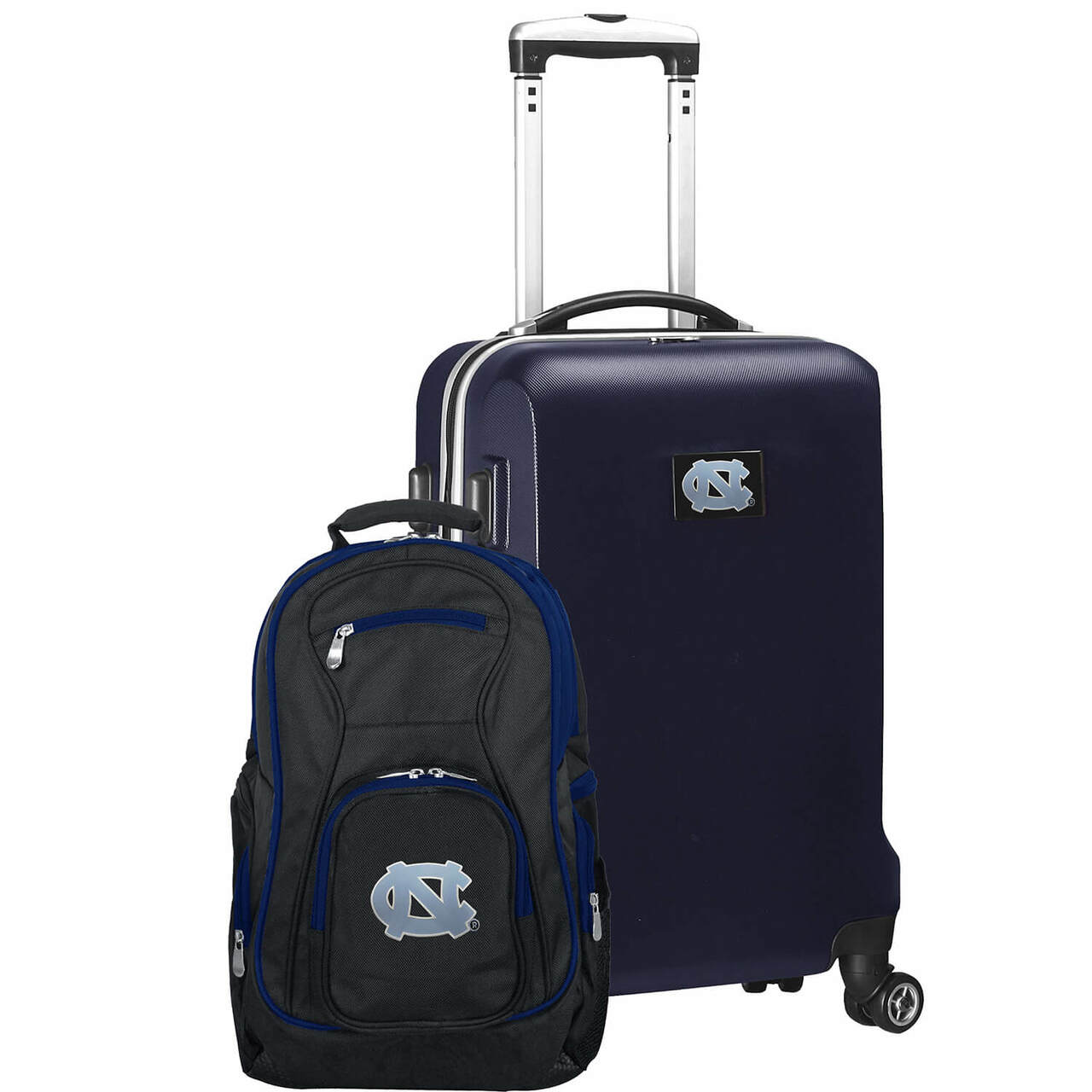 UNC Tar Heels Deluxe 2-Piece Backpack and Carry on Set in Navy