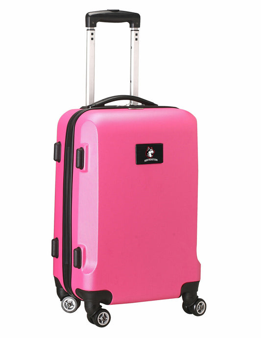 North eastern Huskies 20" Pink Domestic Carry-on Spinner