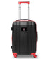 Northeastern Carry On Spinner Luggage | Northeastern Hardcase Two-Tone Luggage Carry-on Spinner in Red
