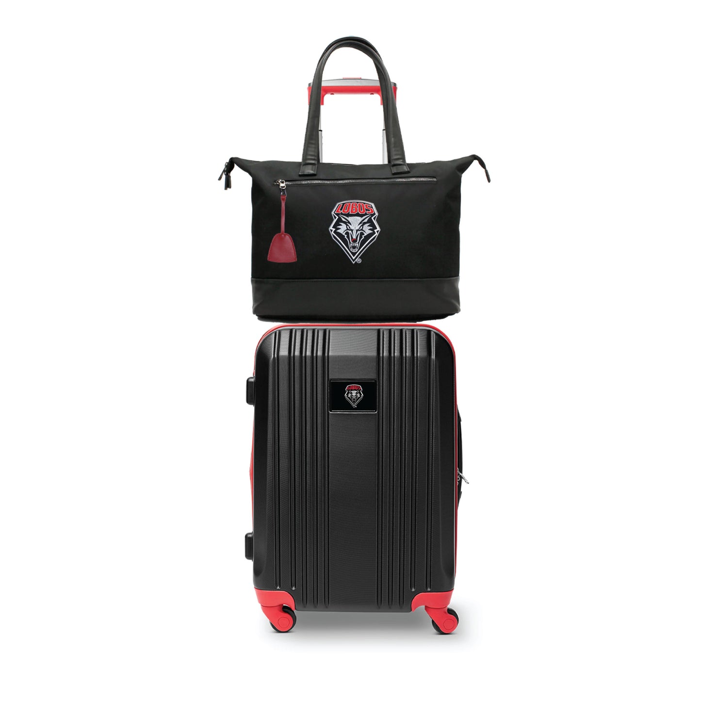 New Mexico Lobos Premium Laptop Tote Bag and Luggage Set