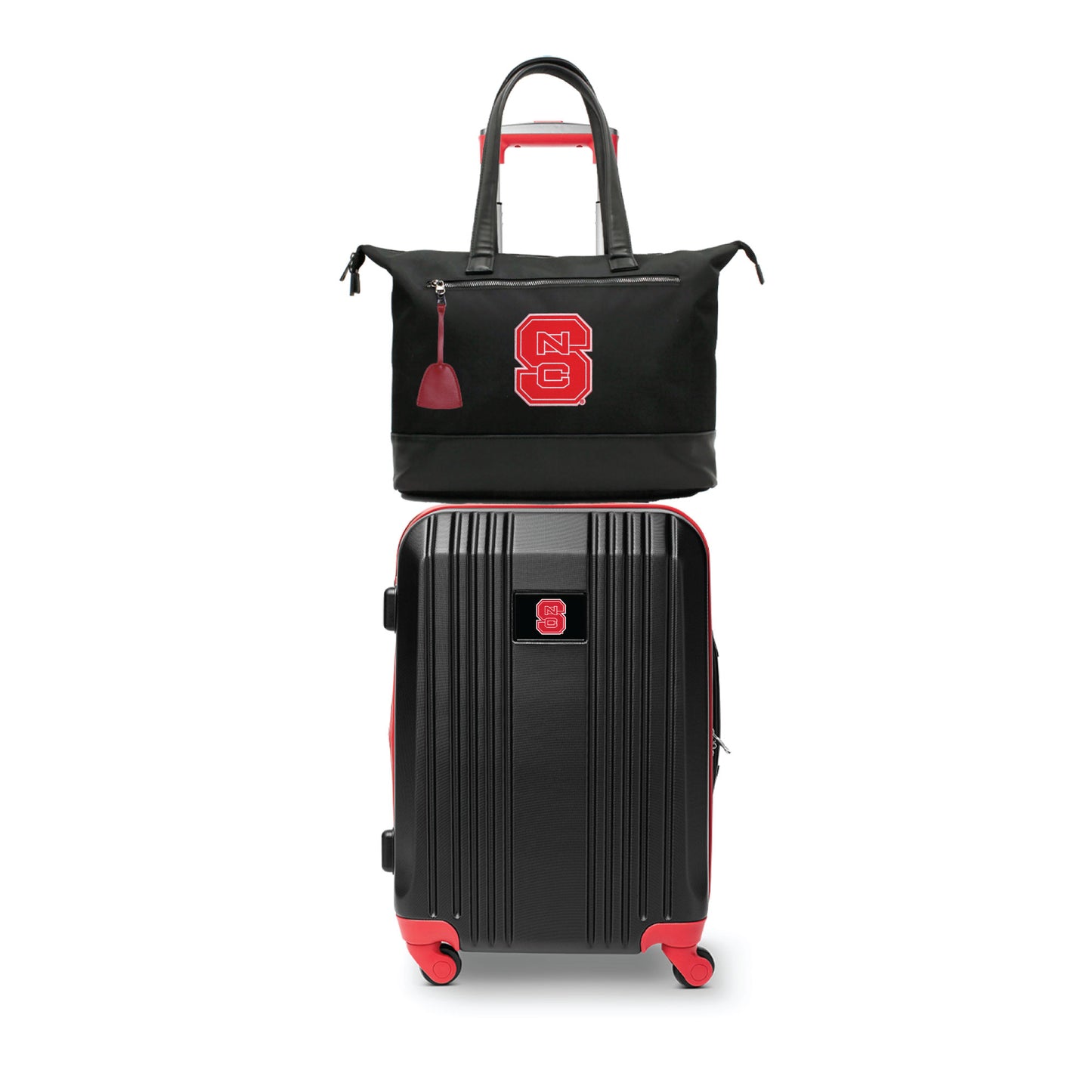 North Carolina State Wolfpack Premium Laptop Tote Bag and Luggage Set
