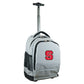 North Carolina State Premium Wheeled Backpack in Grey