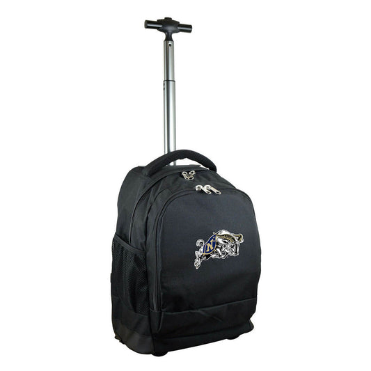 US Naval Academy Premium Wheeled Backpack in Black