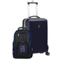 Northwestern Deluxe 2-Piece Backpack and Carry on Set in Navy