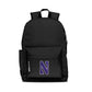 Northwestern Campus Laptop Backpack- Black
