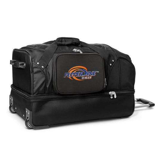 Pepperdine 27" wheeled Drop Bottom Duffel