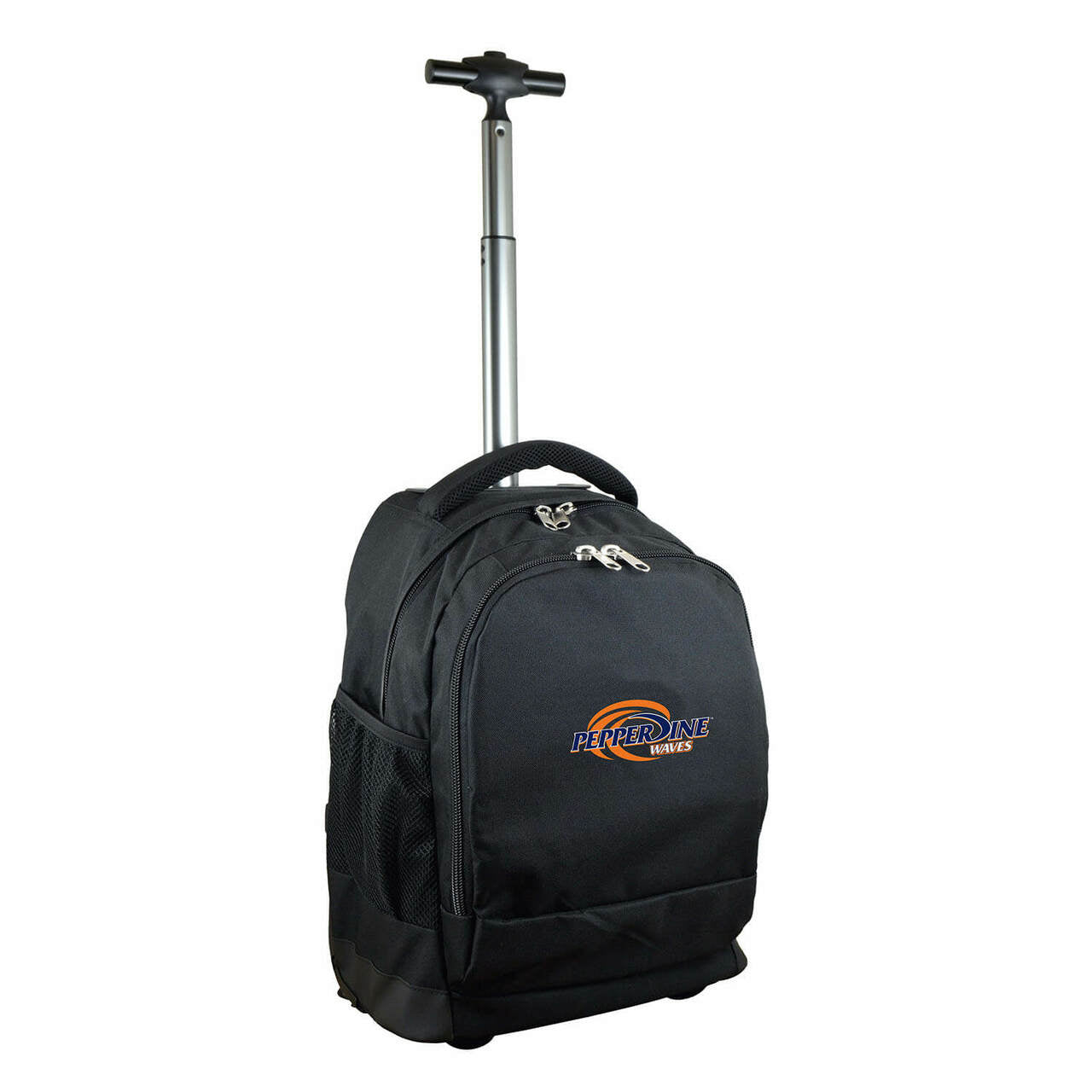 Pepperdine Premium Wheeled Backpack in Black